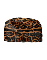 Dolce & Gabbana Brown Leopard Fur Women Bucket Hat -   -  Dolce & Gabbana.
